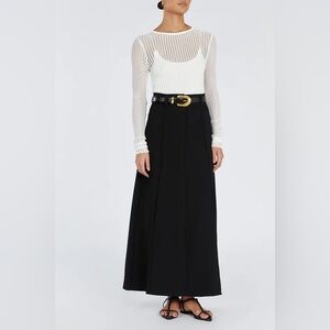 DISSH Black Willa Maxi Skirt, size 4